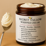 Secret Tallow Whipped Cream - Vanilla - 120ml (70g)
