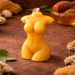 65g Lady Figure Beeswax Candle – Handmade Natural Art Candle