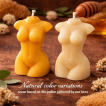 65g Lady Figure Beeswax Candle – Handmade Natural Art Candle